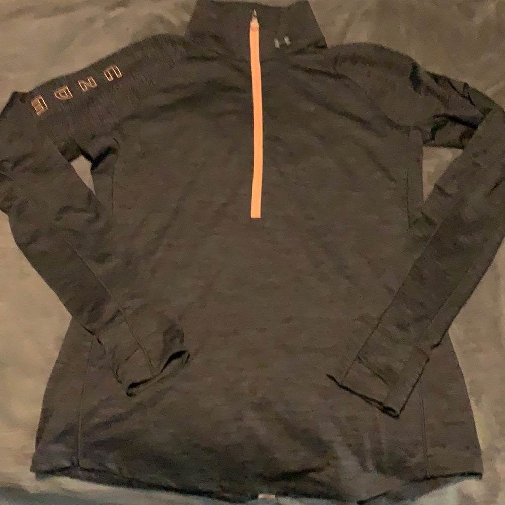 Long sleeve 3/4 zip up.